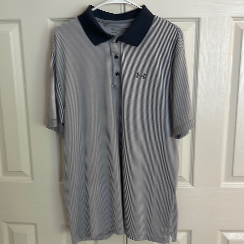 Under Armour polo shirt.